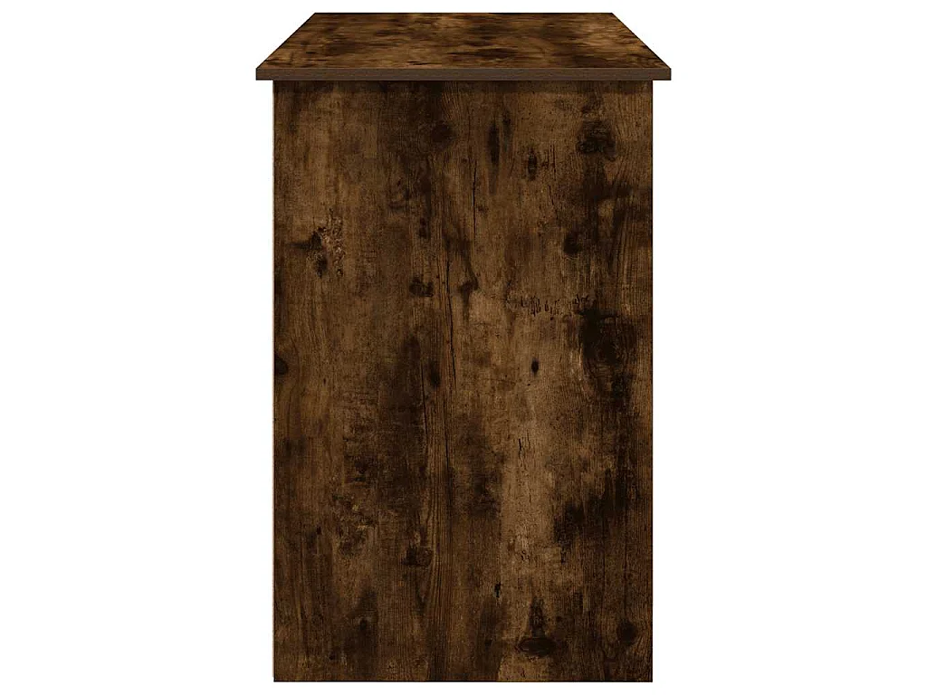 Bureau 102x50x75 cm bewerkt hout gerookt eikenkleurig