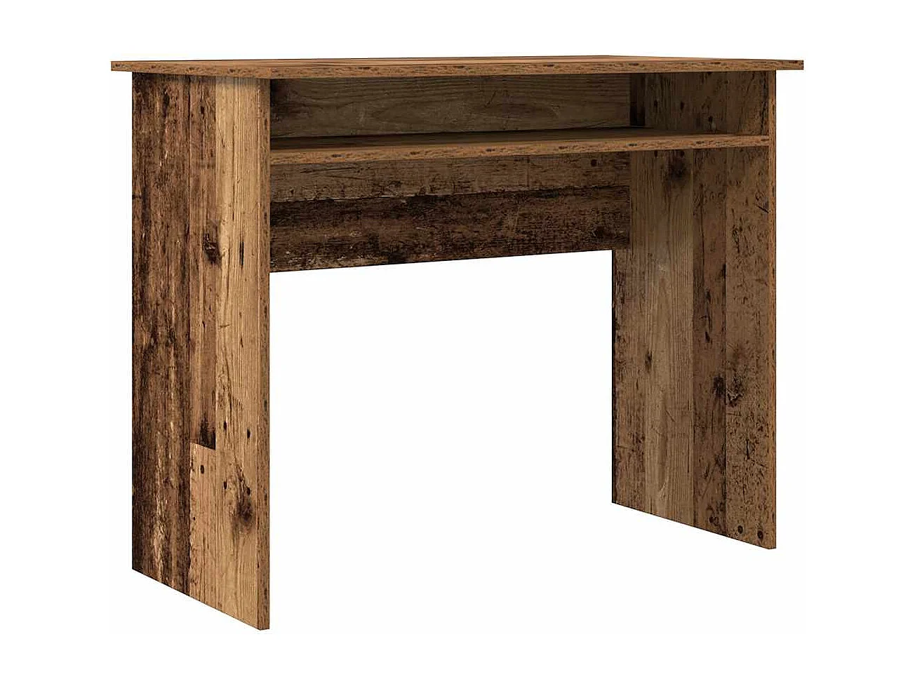 Bureau vieux bois 90x50x74 cm bois d'ingénierie