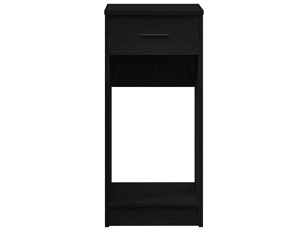 Computerschrank mit Schublade Schwarz 35x45x77 cm
