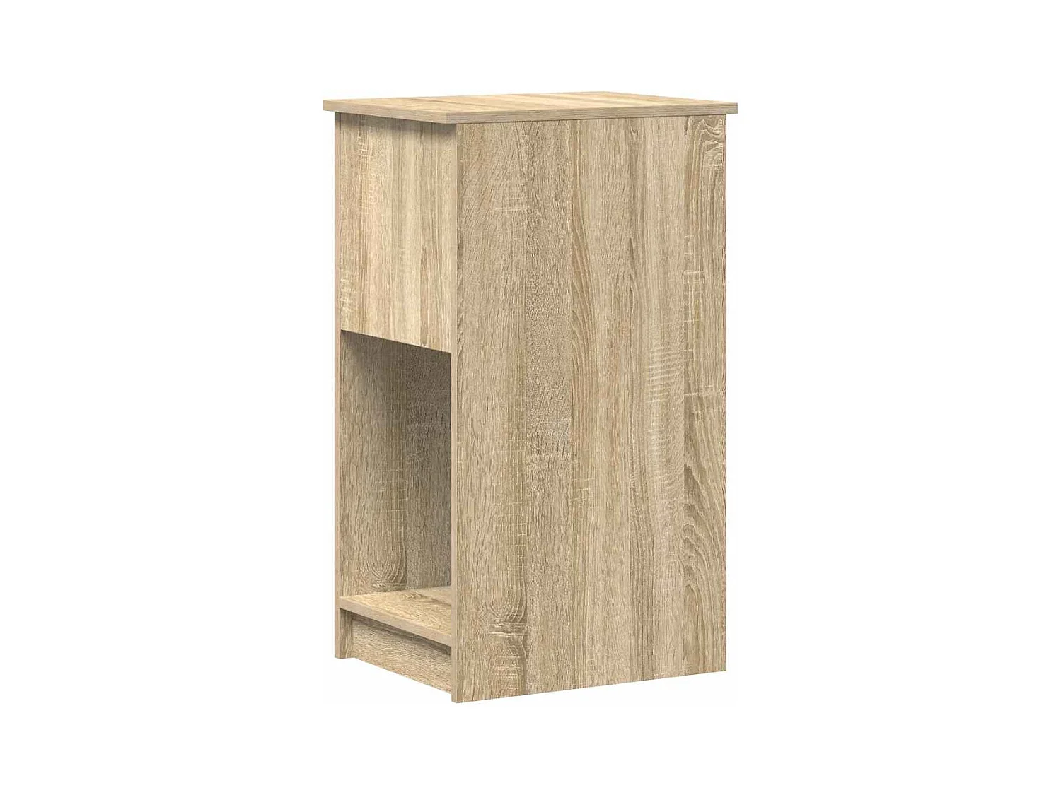 Support de tour d'ordinateur et tiroir chêne sonoma 35x45x77 cm