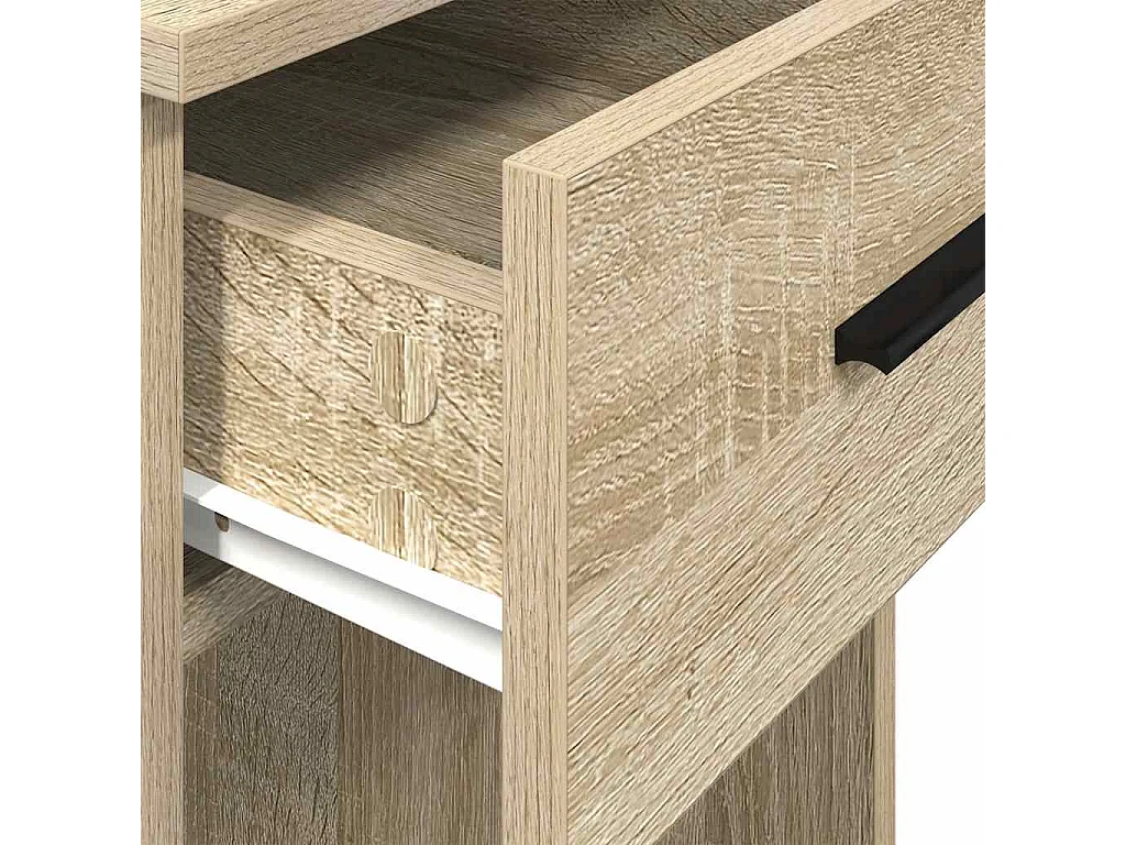 Computerschrank mit Schublade Sonoma-Eiche 35x45x77 cm