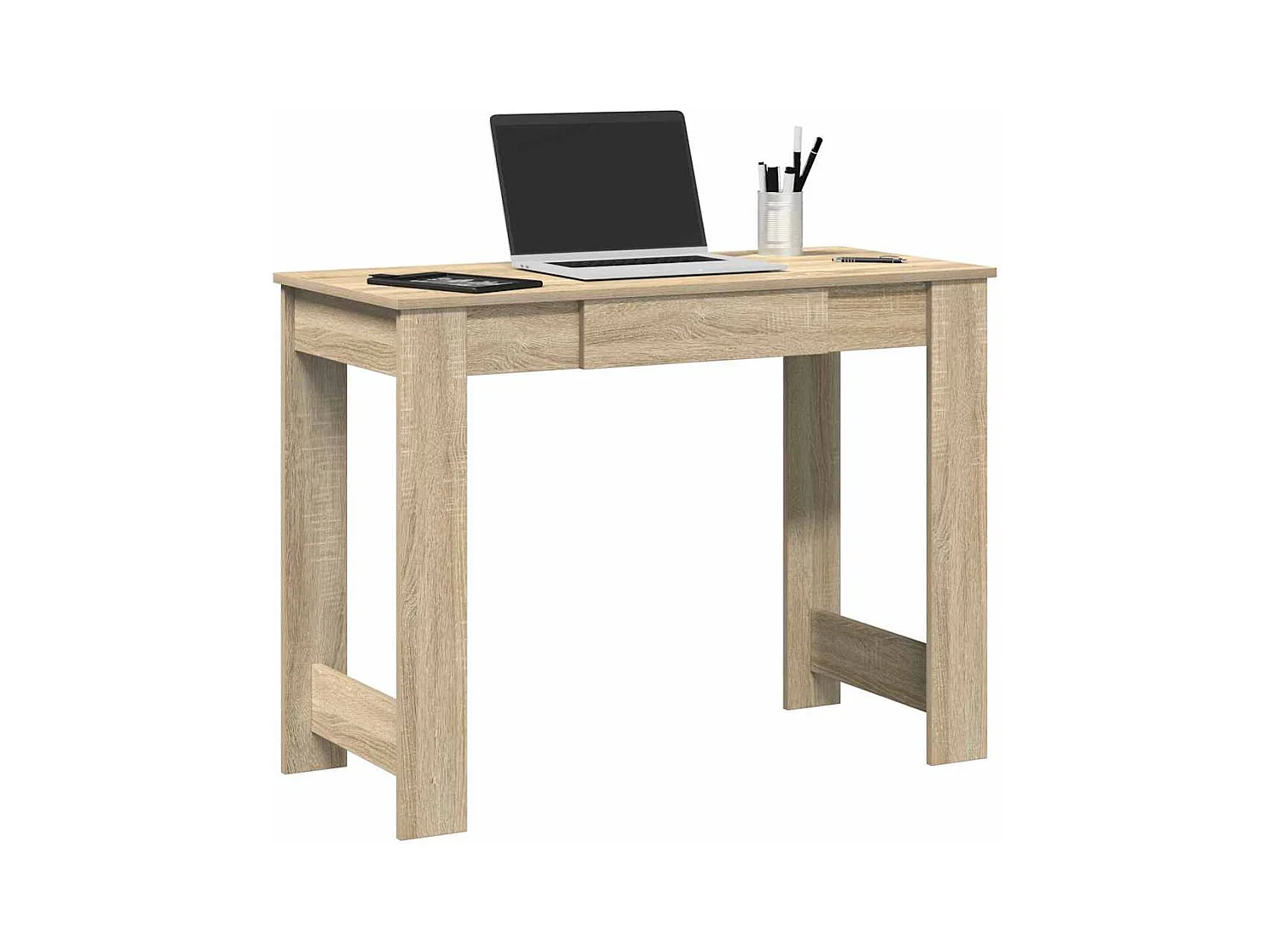 Schreibtisch Sonoma-Eiche 100x45x75 cm Holzwerkstoff
