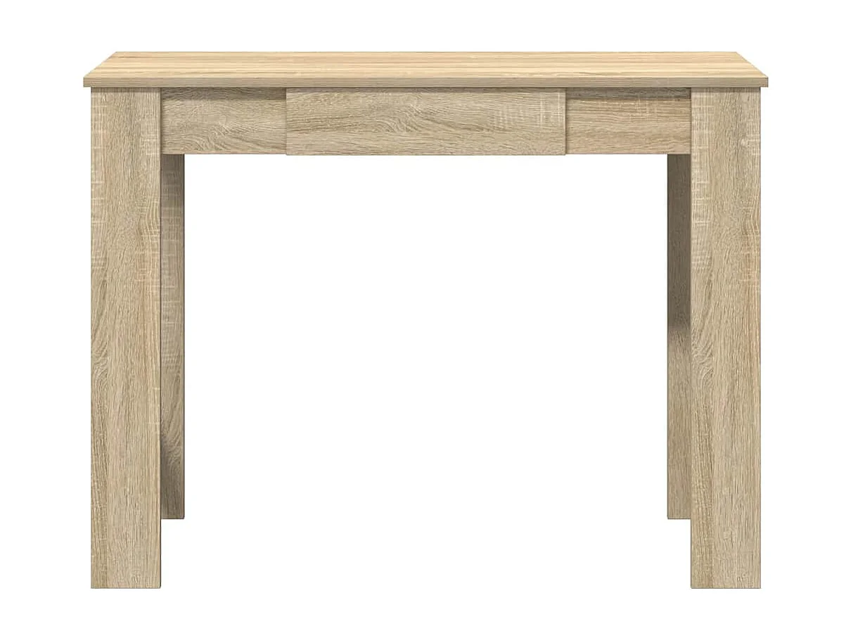 Bureau chêne sonoma 100x45x75 cm bois d'ingénierie