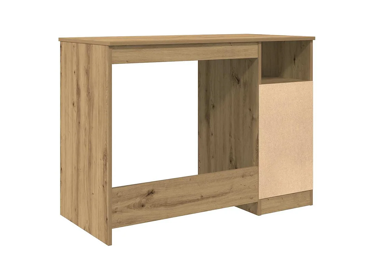 Secretária 102x76x50 cm derivados madeira carvalho artisiano