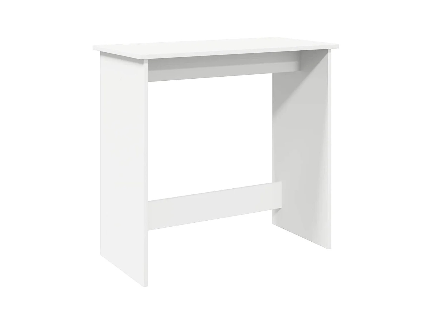 Bureau 80x40x75 cm bewerkt hout wit