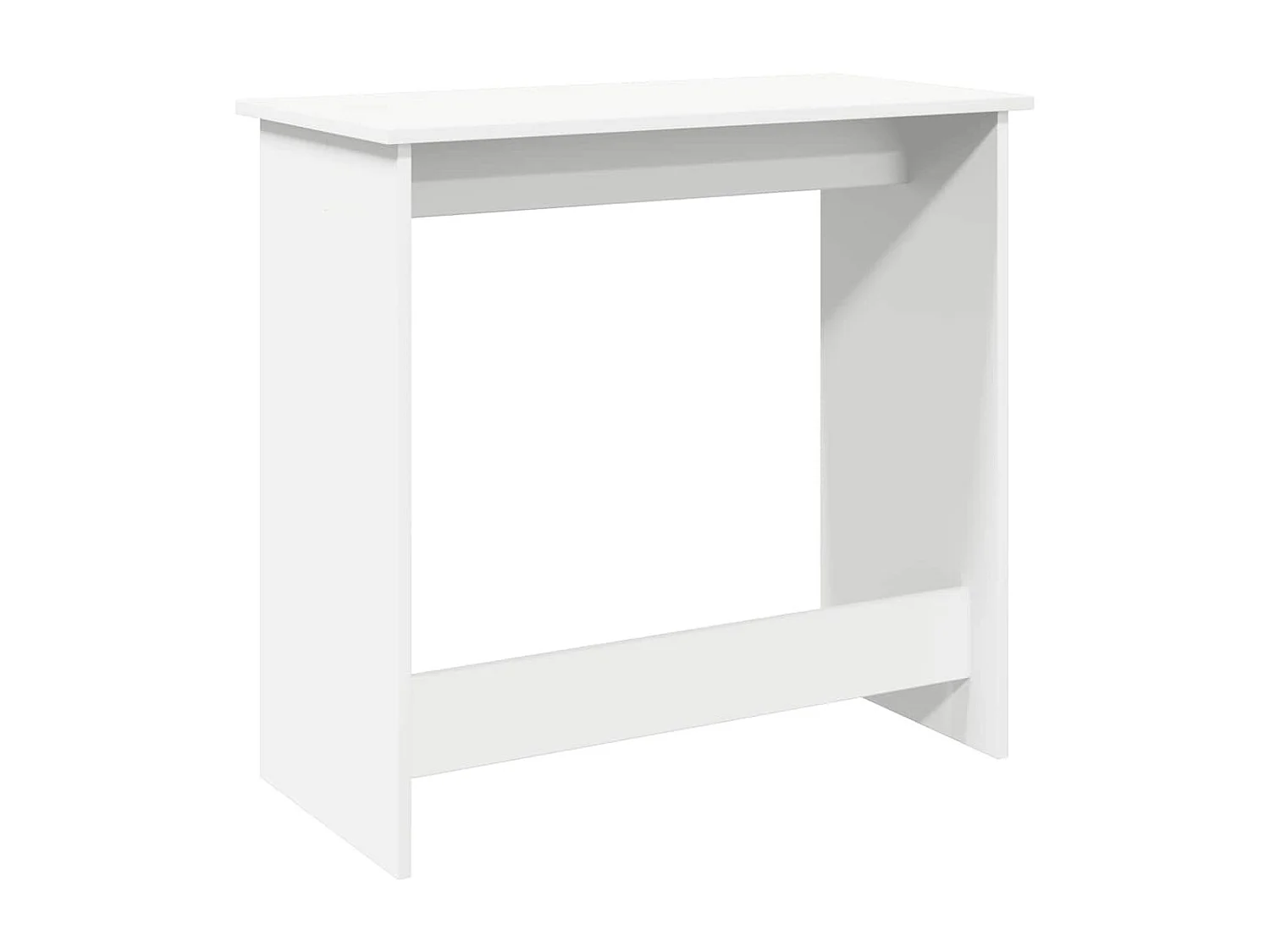 Bureau Blanc 80x40x75 cm Bois d'ingénierie