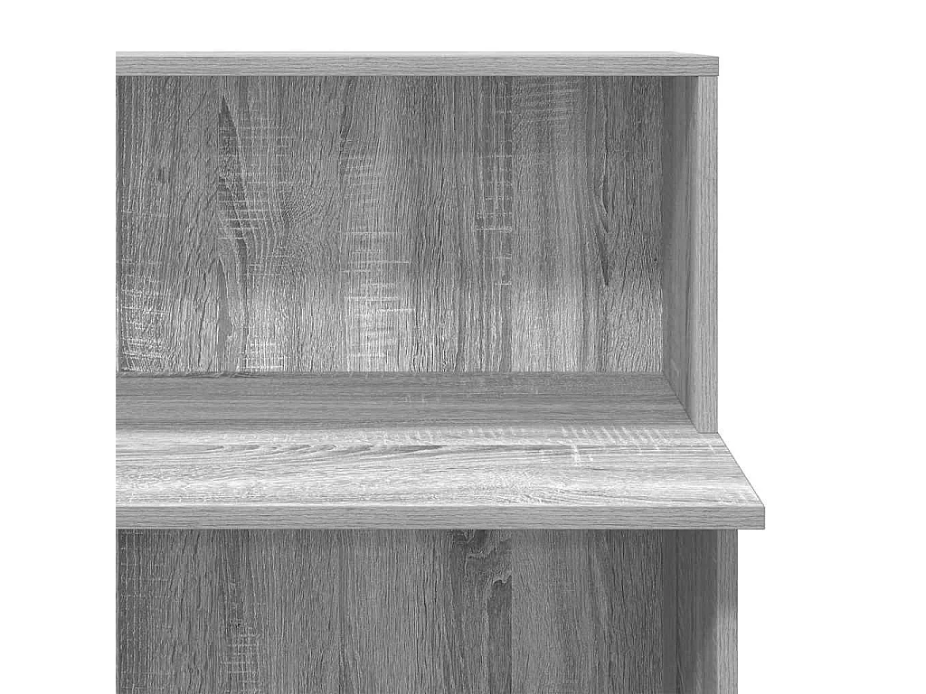 Bureau de réception sonoma gris 100x50x103,5 cm bois ingénierie