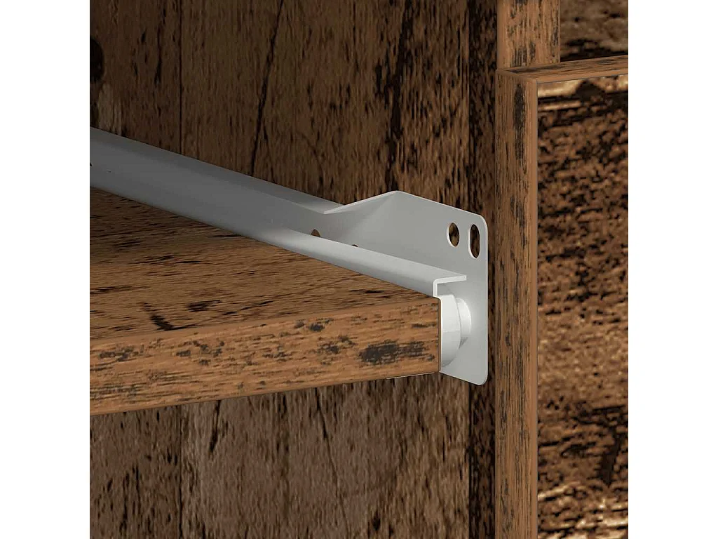 Secretária 90x45x76 cm contraplacado madeira velha