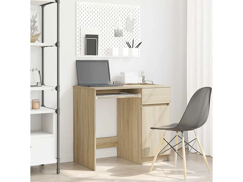 Schreibtisch Sonoma-Eiche 86x49x76 cm Holzwerkstoff