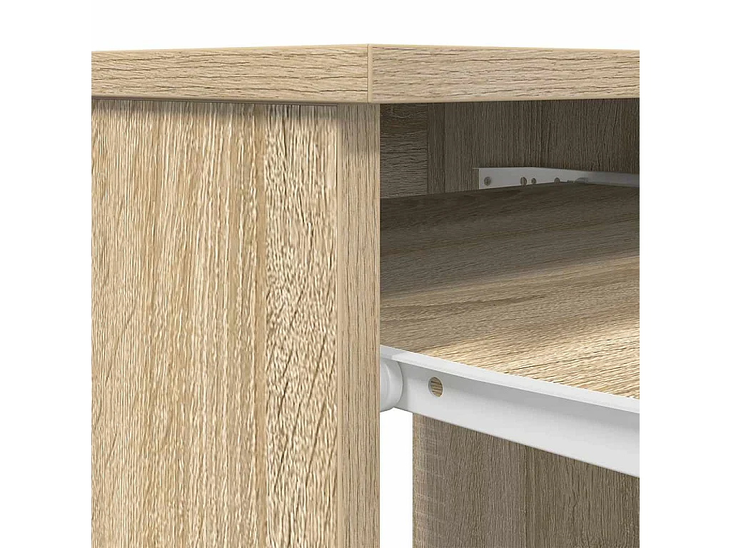 Bureau 86x49x76 cm spaanplaat sonoma eikenkleurig