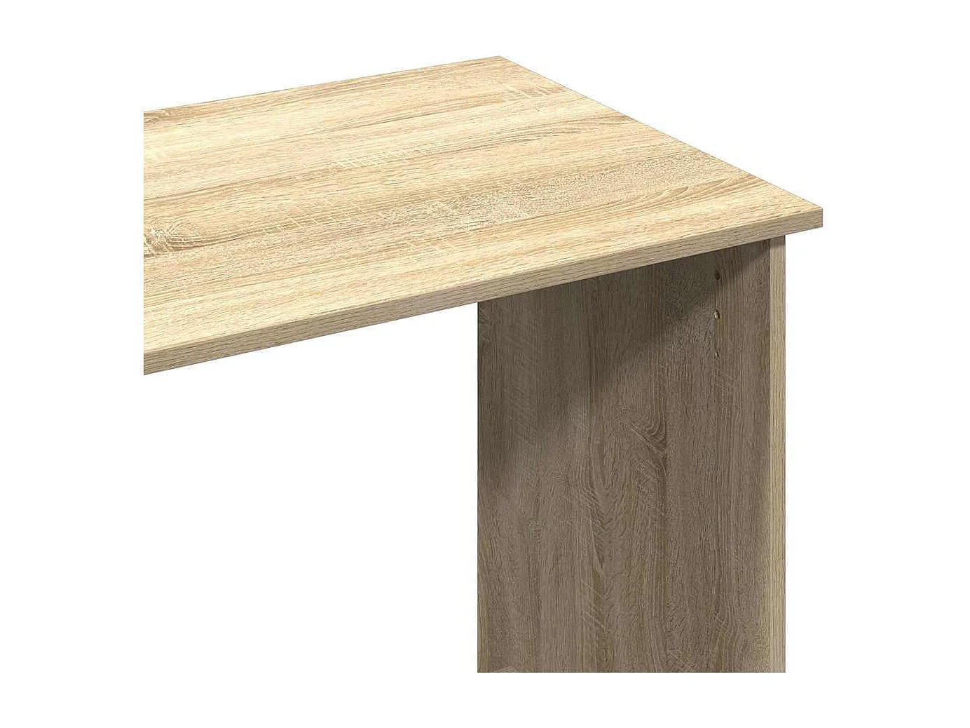 Bureau 80x40x75 cm bewerkt hout sonoma eikenkleurig