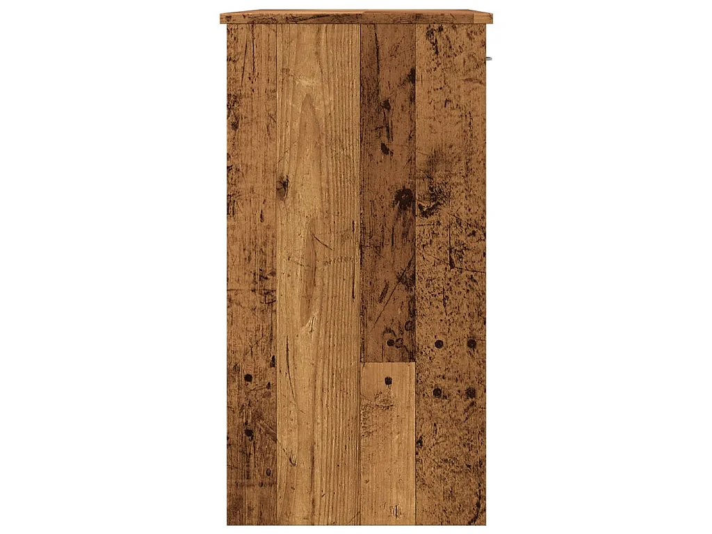 Bureau style vieux bois 80x40x75 cm bois d'ingénierie