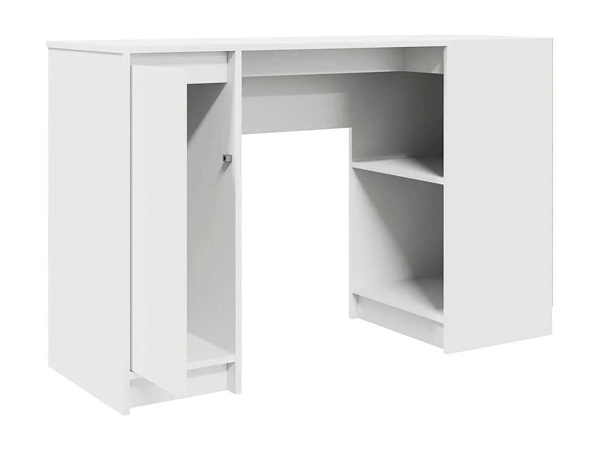 Schreibtisch Weiß 120x42x76 cm Holzwerkstoff