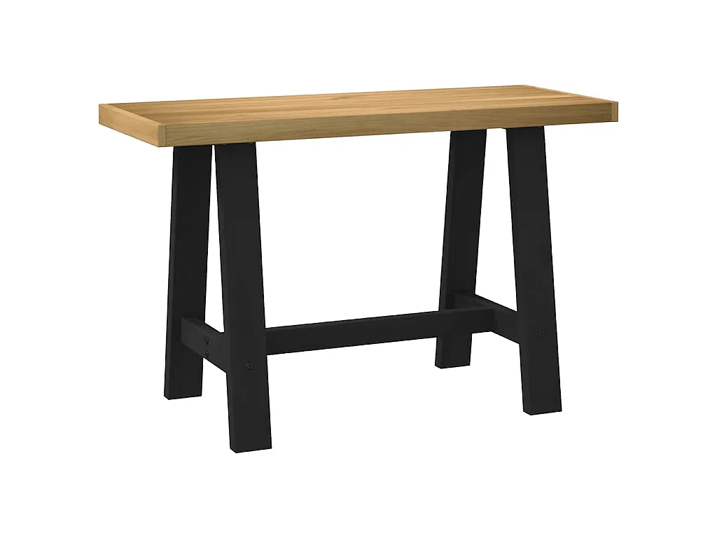 Scrivania NOAIN Gambe a Forma di A 120x50x75 cm Legno Massello