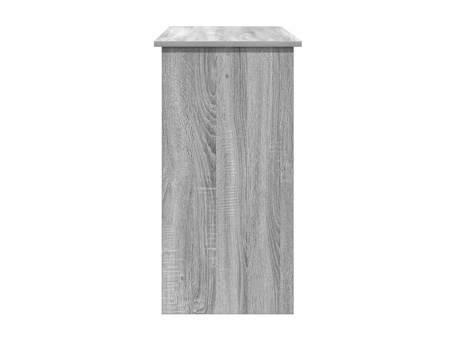 Bureau sonoma gris 80x40x75 cm bois d'ingénierie
