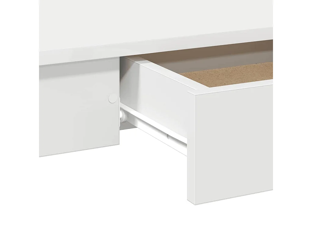 Bureau blanc 100x45x75 cm bois d'ingénierie