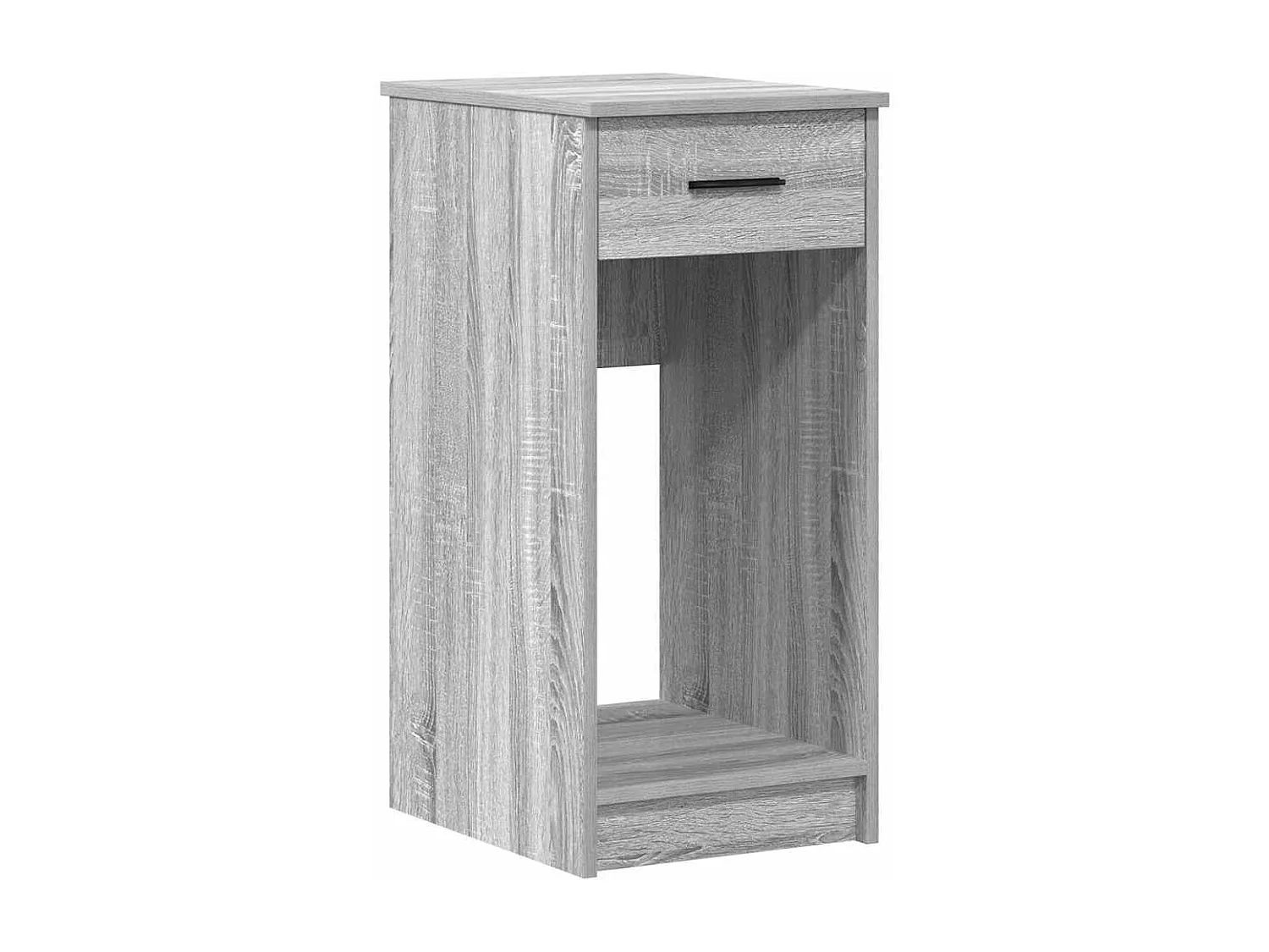 Computerschrank mit Schublade Grau Sonoma 35x45x77 cm