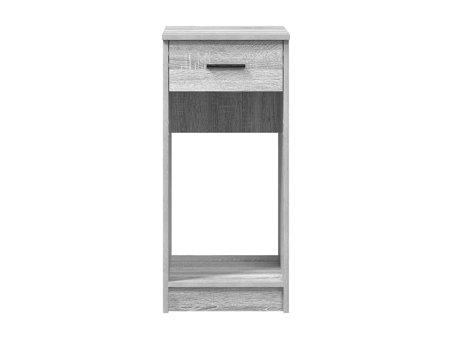 Computerschrank mit Schublade Grau Sonoma 35x45x77 cm
