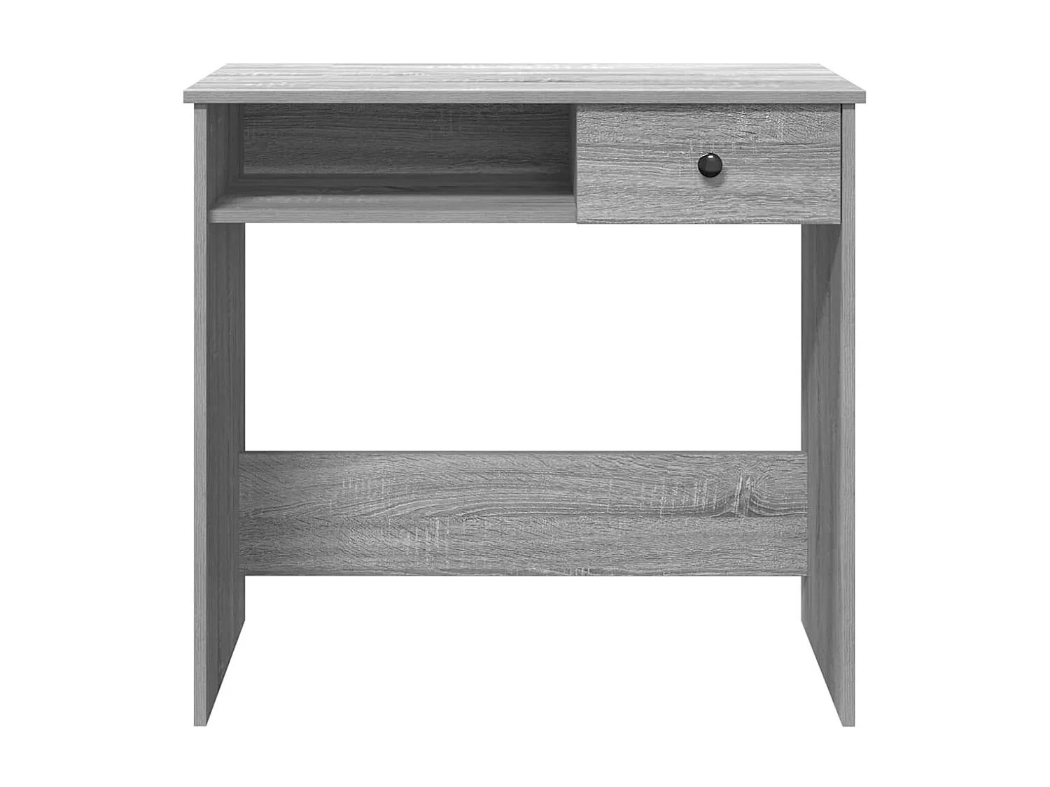 Bureau 80x40x75 cm bewerkt hout grijs sonoma eikenkleurig