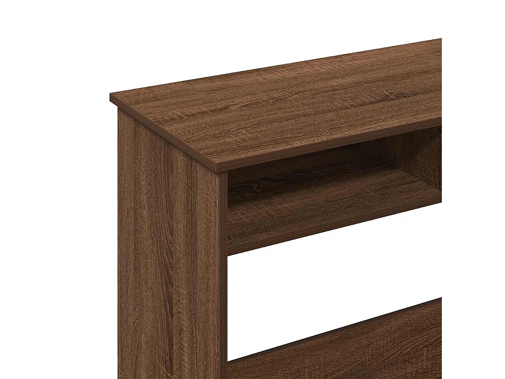 Scrivania Rovere Marrone 80x40x75 cm in Legno Multistrato