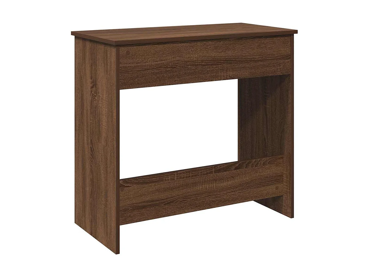 Schreibtisch Braun Eichen-Optik 80x40x75 cm Holzwerkstoff
