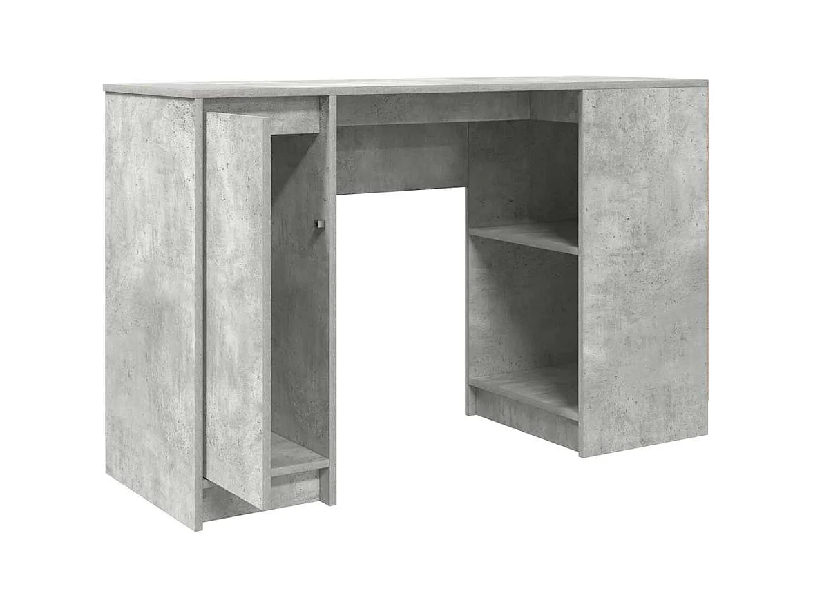 Schreibtisch Betongrau 120x42x76 cm Holzwerkstoff