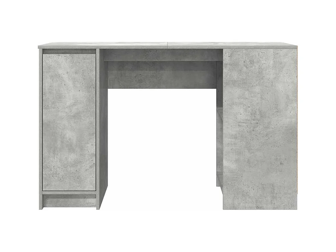 Schreibtisch Betongrau 120x42x76 cm Holzwerkstoff
