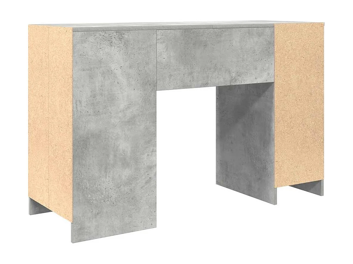 Schreibtisch Betongrau 120x42x76 cm Holzwerkstoff