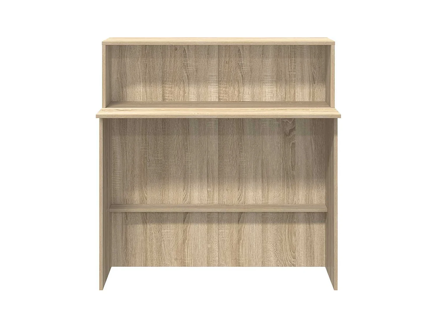 Receptiebalie 100x50x103,5 cm bewerkt hout sonoma eikenkleurig