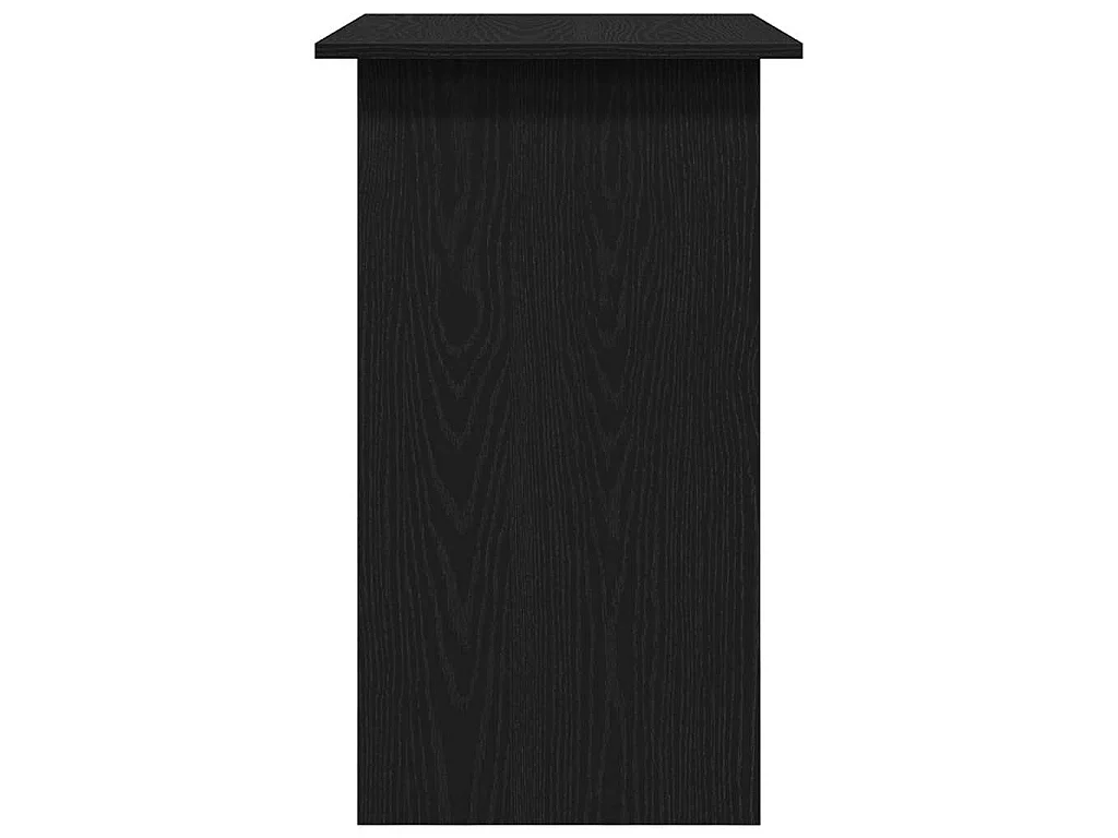 Scrivania Rovere Nero 80x45x74 cm in Legno Multistrato