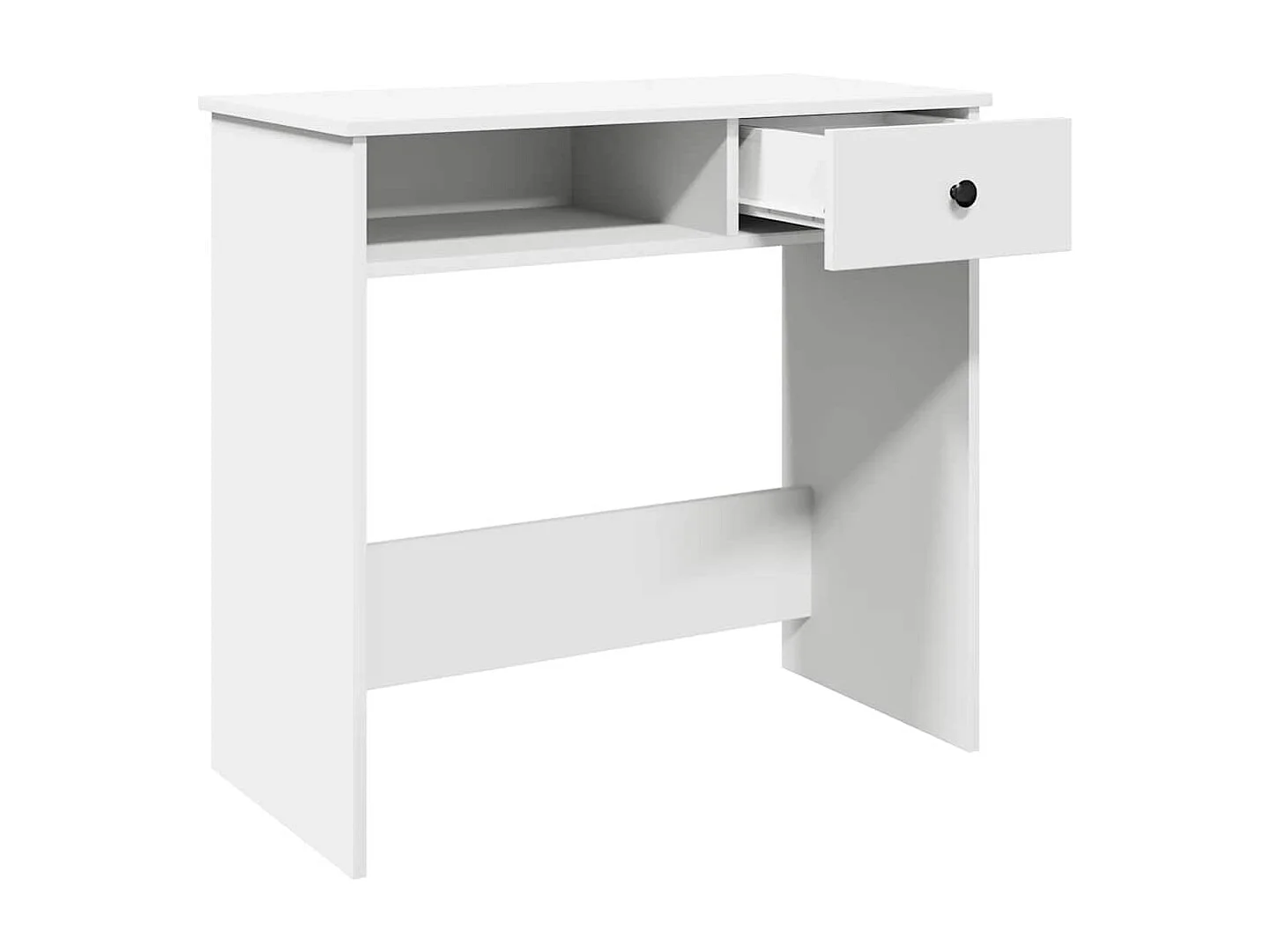 Bureau Blanc 80x40x75 cm Bois d'ingénierie