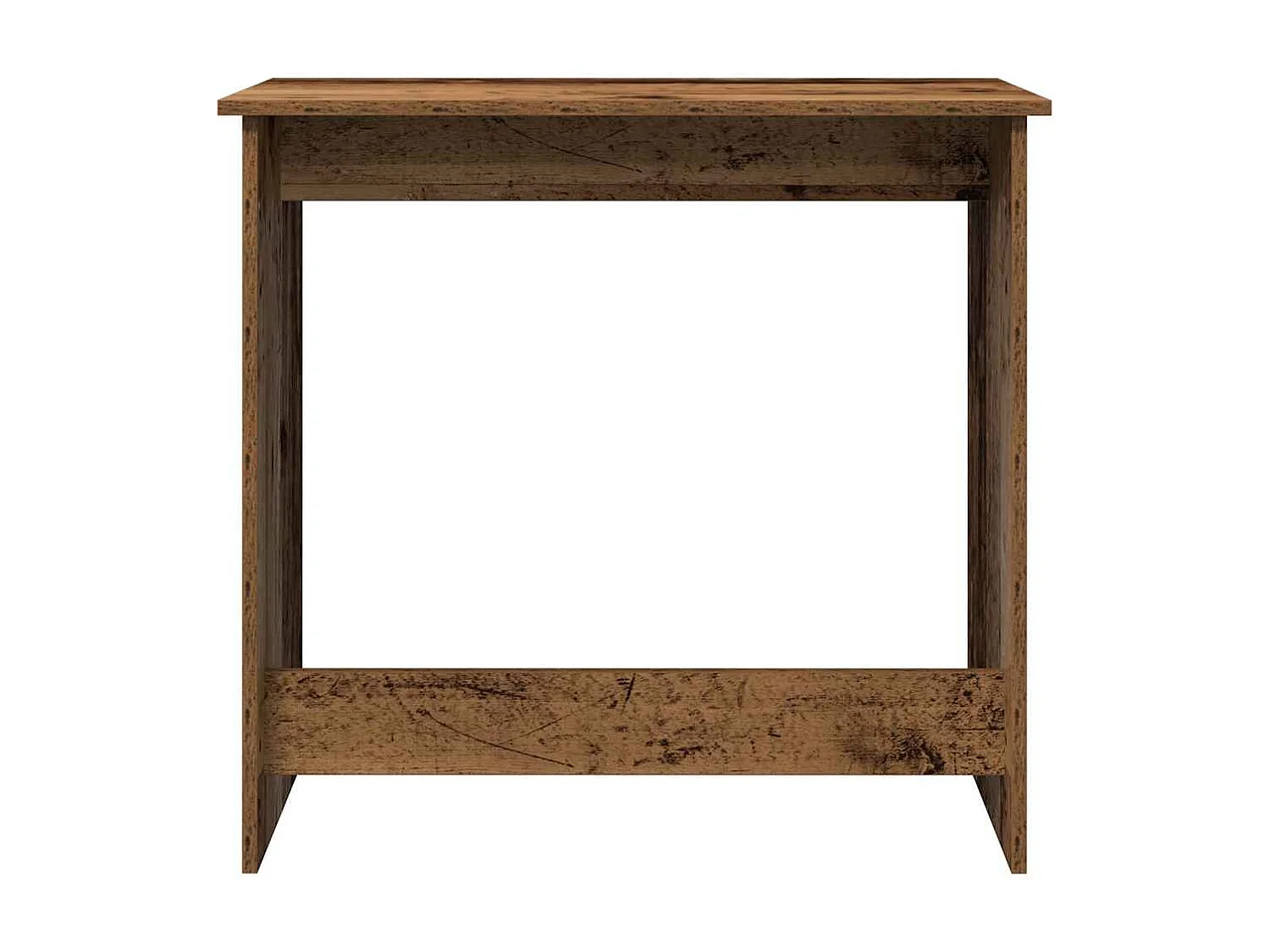 Bureau style vieux bois 80x40x75 cm bois d'ingénierie