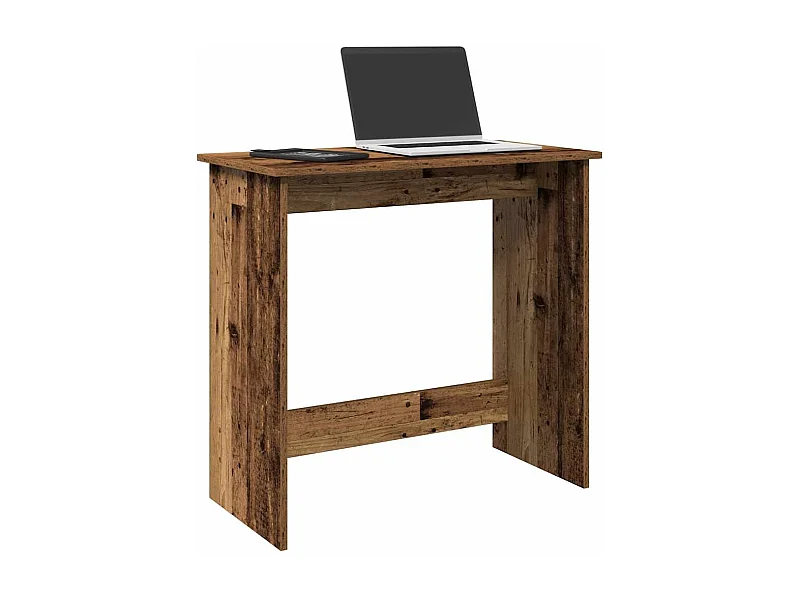 Bureau style vieux bois 80x40x75 cm bois d'ingénierie