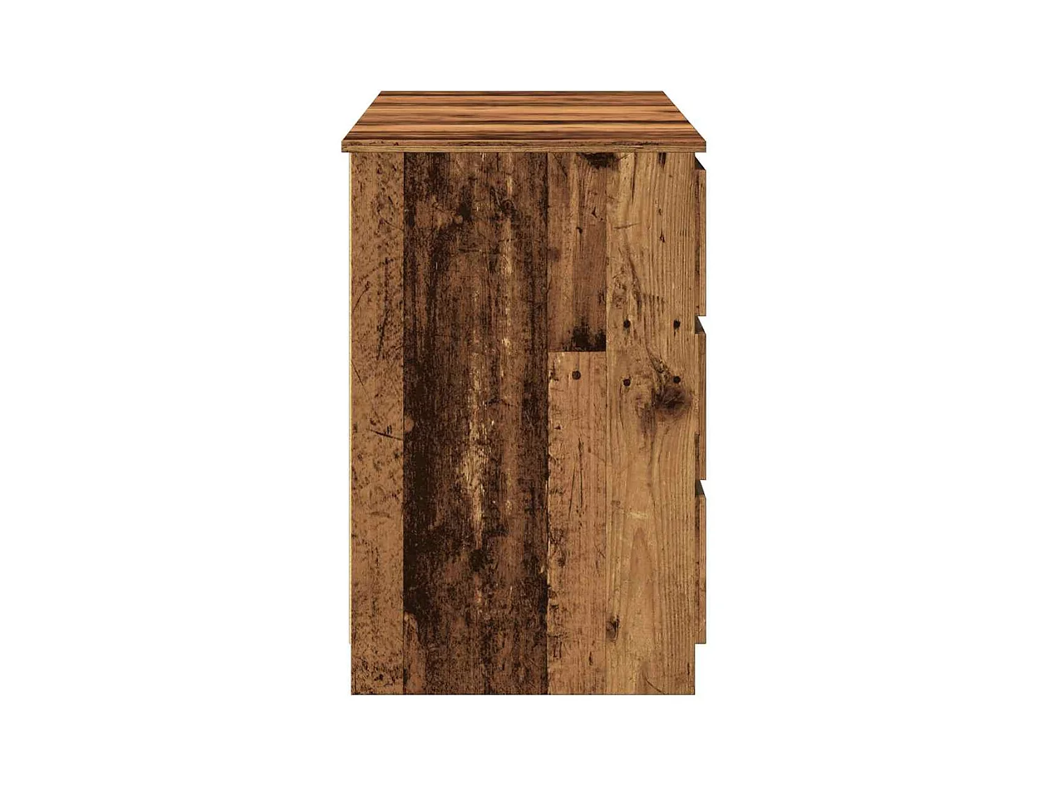 Bureau vieux bois 140x50x77 cm bois d'ingénierie