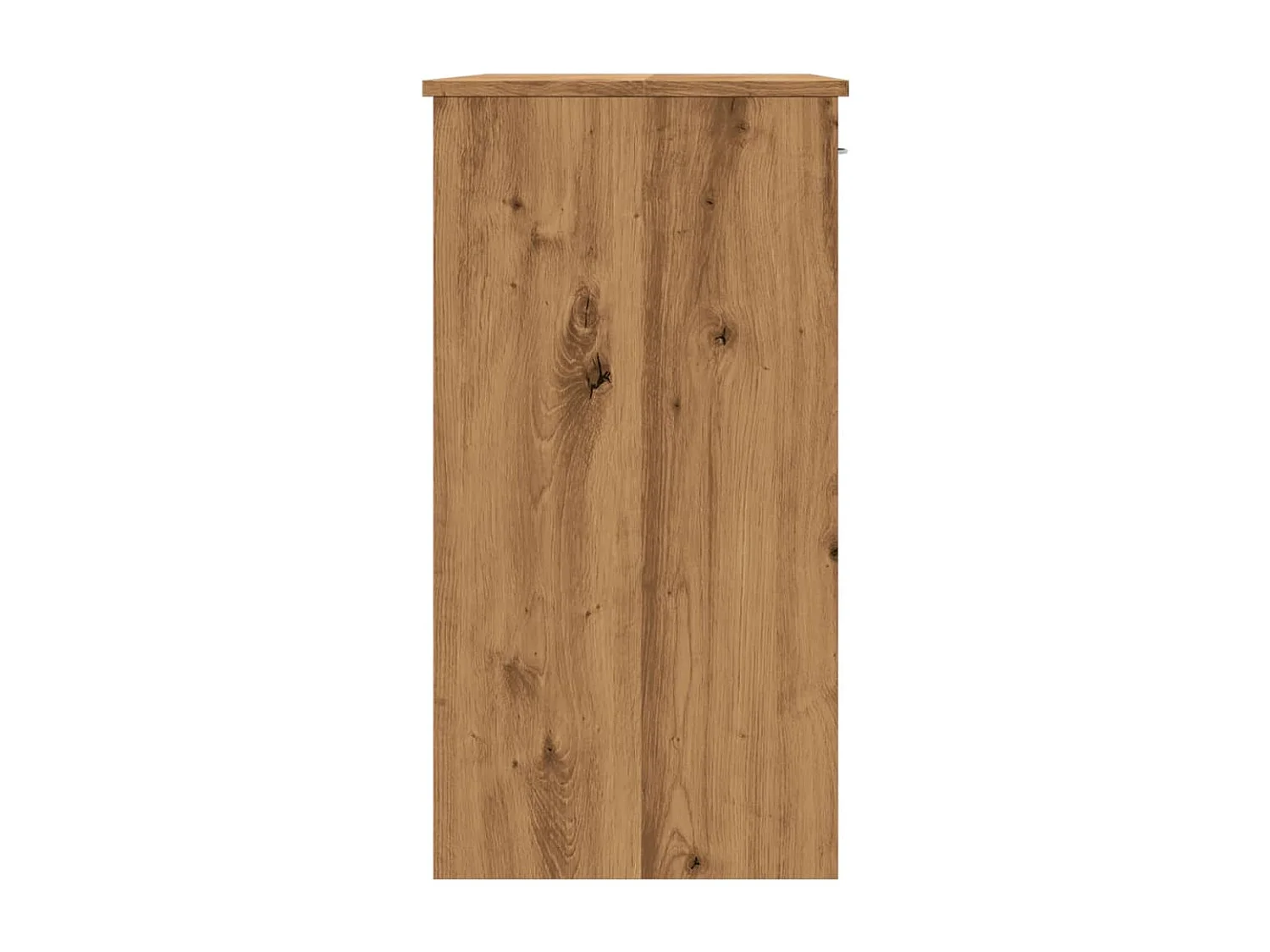 Bureau 80x40x75 cm bewerkt hout artisanaal eikenkleurig