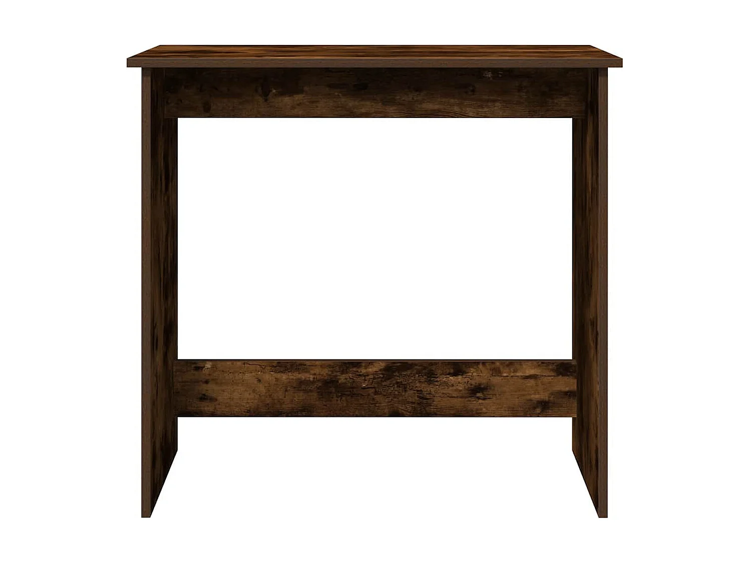 Bureau 80x40x75 cm bewerkt hout gerookt eikenkleurig