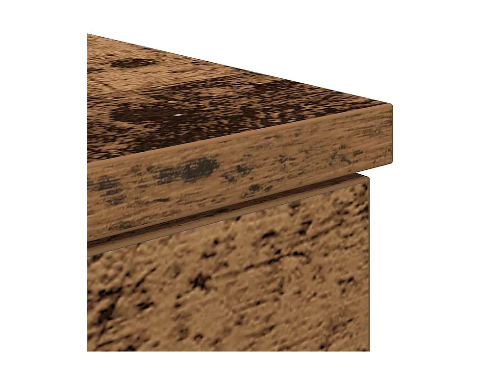 Bureau vieux bois 86x49x76 cm bois d'ingénierie