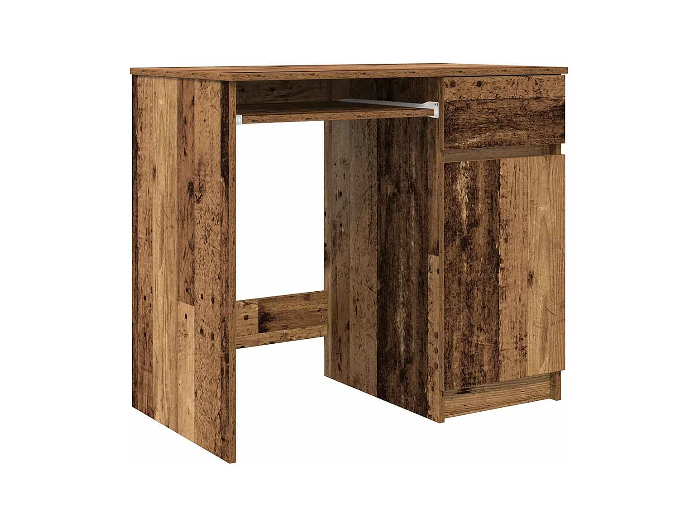 Bureau vieux bois 86x49x76 cm bois d'ingénierie