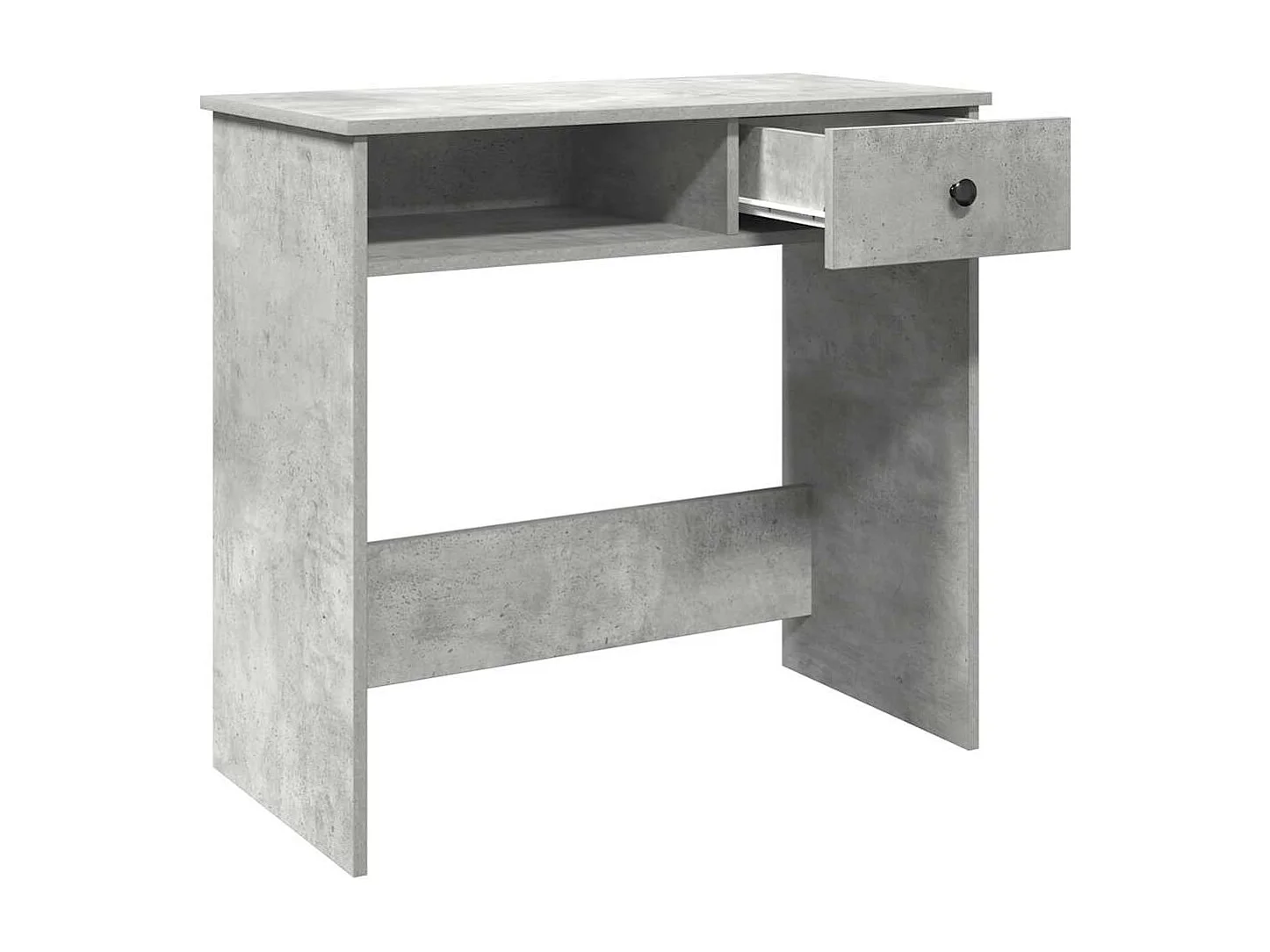 Bureau Gris béton 80x40x75 cm Aggloméré
