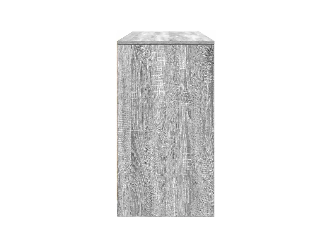 Bureau 120x42x76 cm spaanplaat grijs sonoma