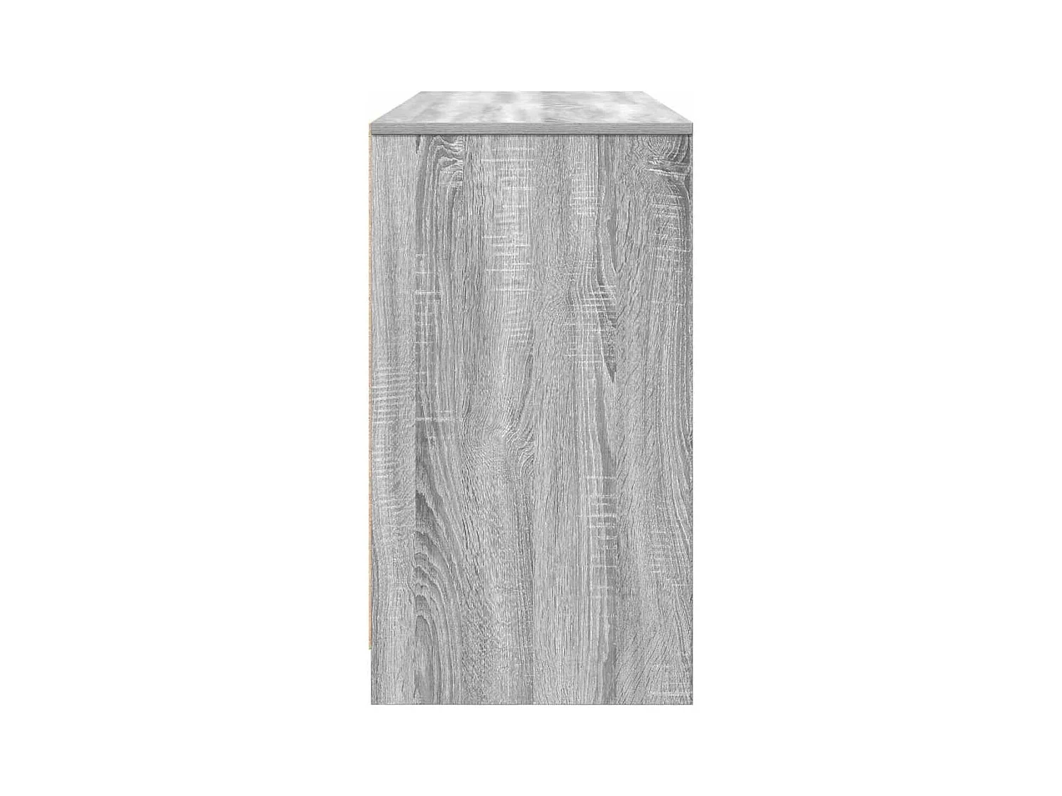 Bureau 120x42x76 cm spaanplaat grijs sonoma