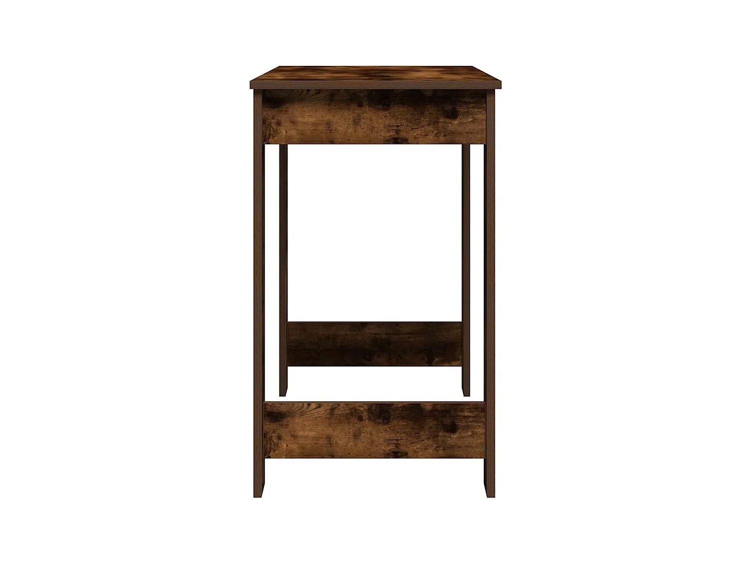 Bureau chêne fumé 100x45x75 cm bois d'ingénierie