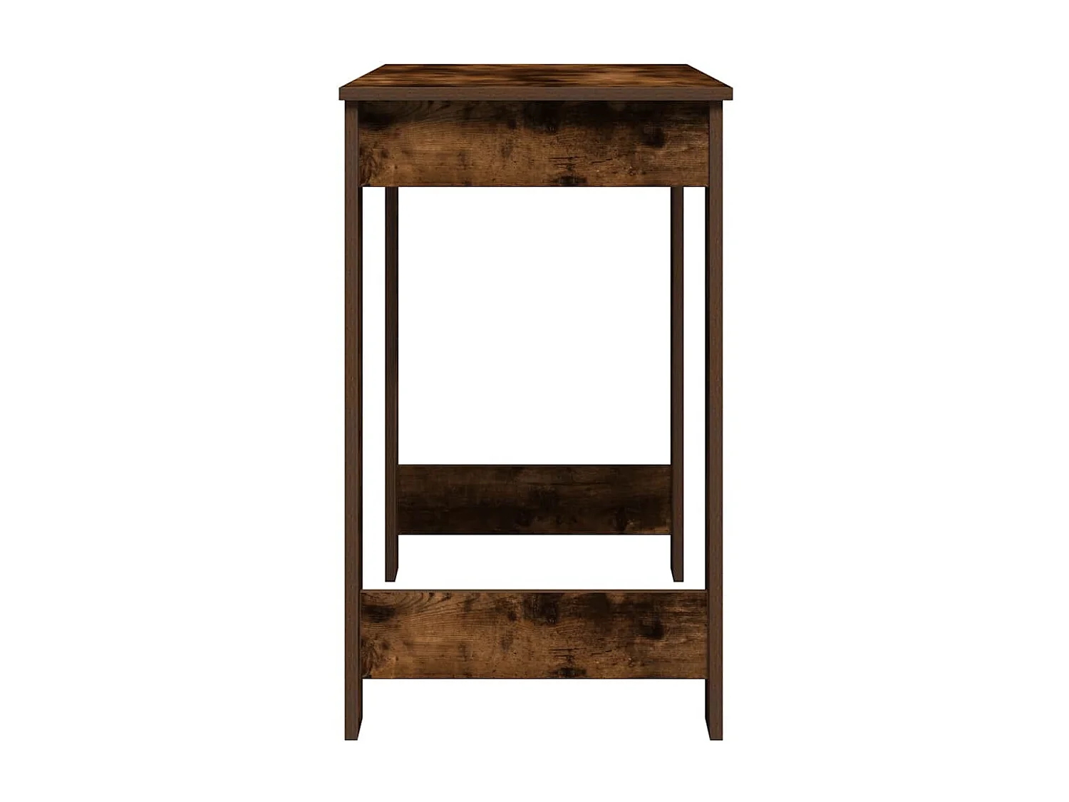 Bureau chêne fumé 100x45x75 cm bois d'ingénierie