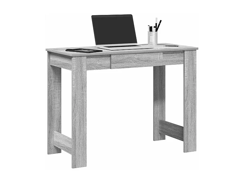 Schreibtisch Grau Sonoma 100x45x75 cm Holzwerkstoff