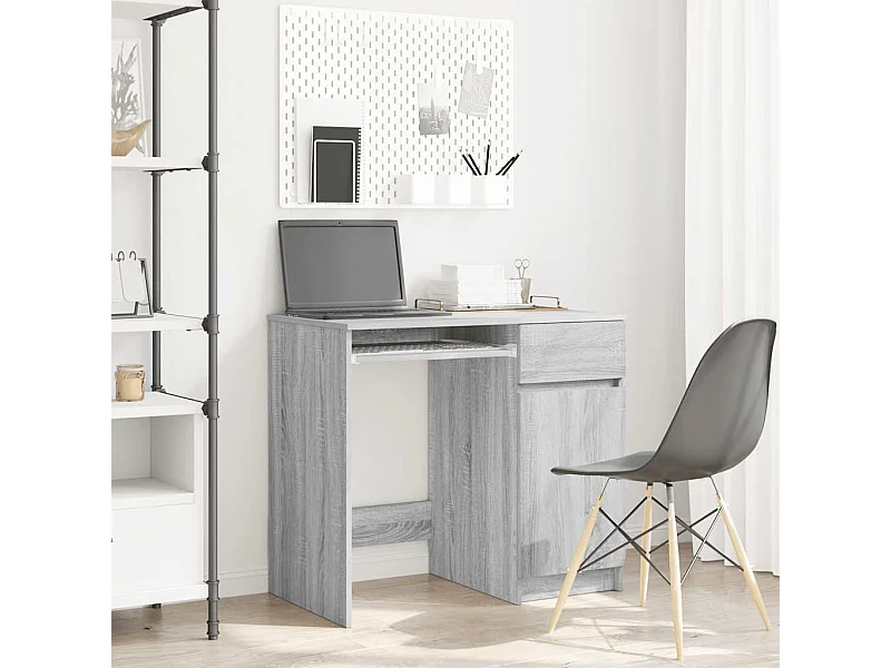 Schreibtisch Grau Sonoma 86x49x76 cm Holzwerkstoff