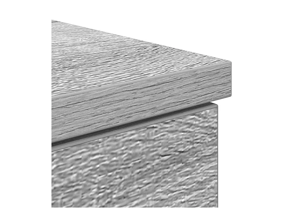 Bureau 86x49x76 cm spaanplaat grijs sonoma