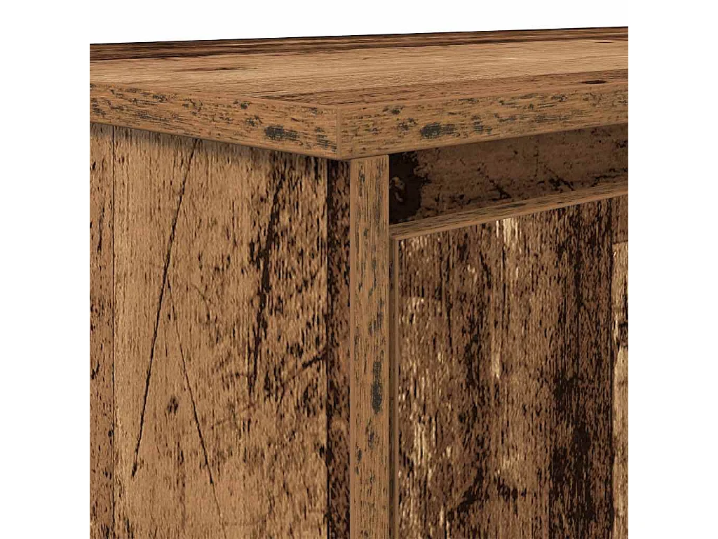 Bureau vieux bois 120x42x76 cm bois d'ingénierie