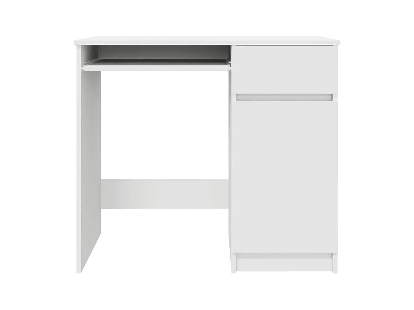 Bureau 86x49x76 cm spaanplaat wit