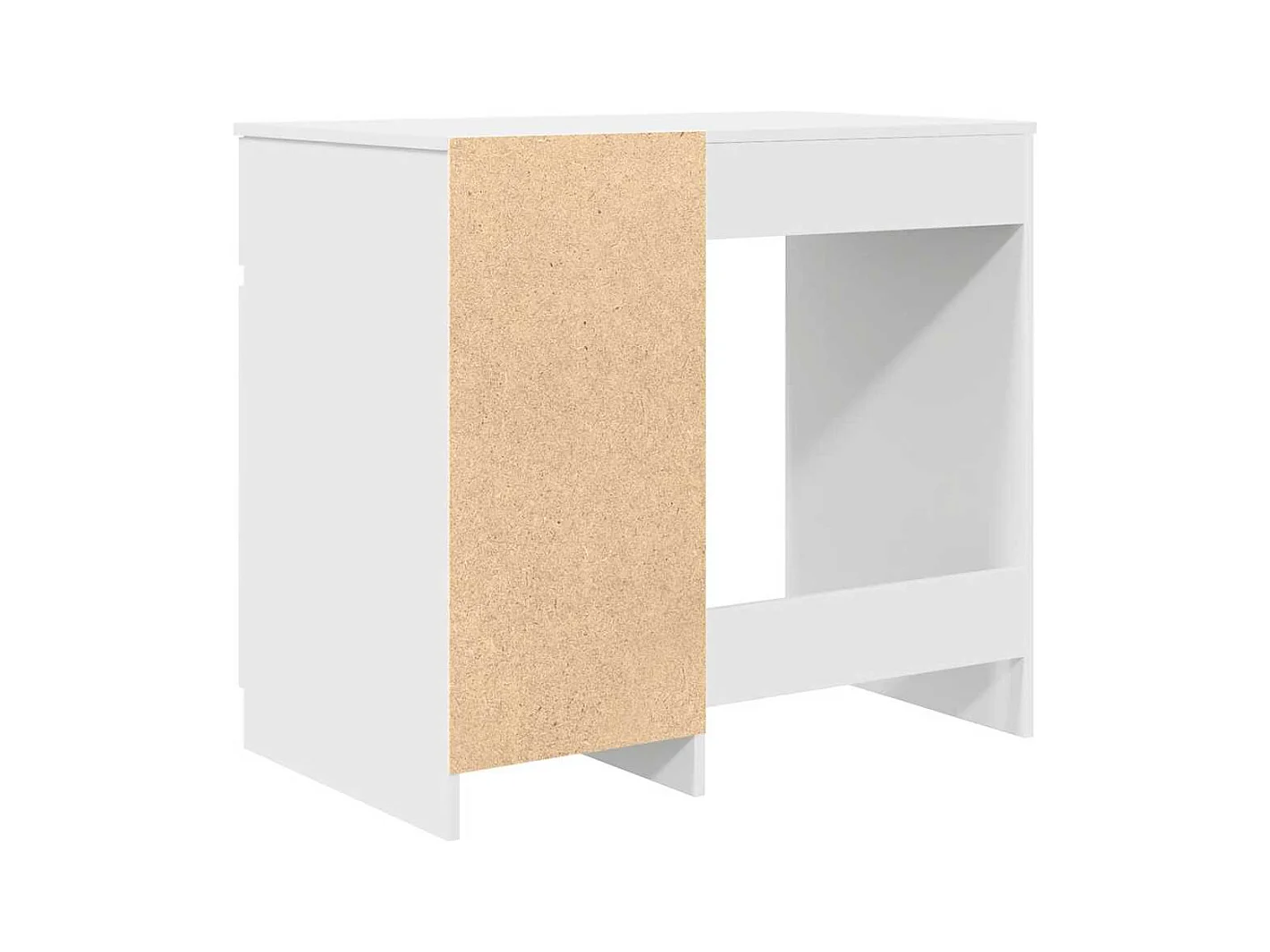 Bureau 86x49x76 cm spaanplaat wit