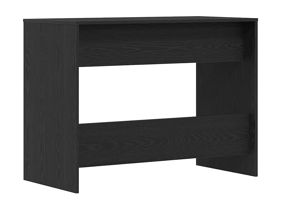 Scrivania Rovere Nero 101x50x76,5 cm in Legno Multistrato